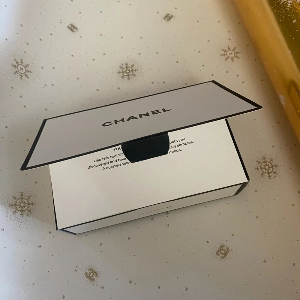 Boxes & 9’ Roll CHANEL Elegant Gold and White Gift Wrap